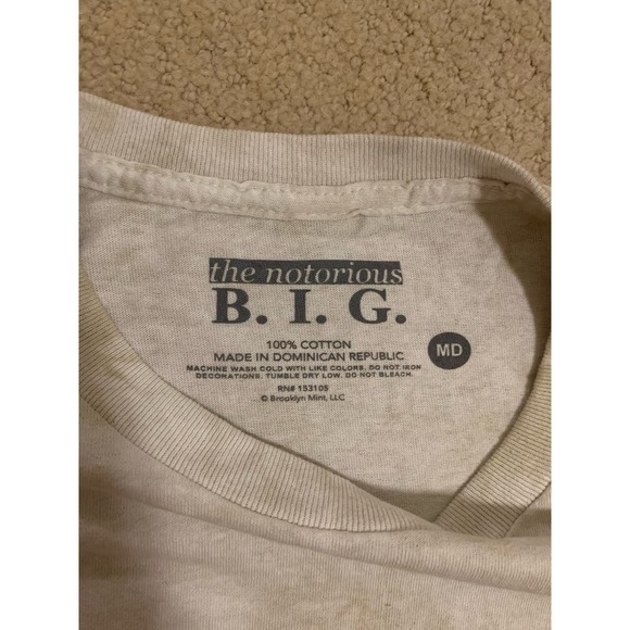 NWOT The Notorious BIG Crown with Rhinestones Tie Dye Tee - Picture 4 of 4